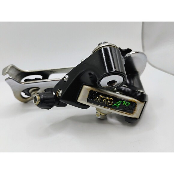 NOS SHIMANO ALTUS A10 REAR MECH DERAILLEUR VINTAGE OLD 7 SPEED RD-AT10 LONG CAGE - Picture 1 of 11